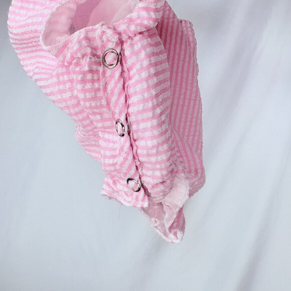 Baby Girls Seersucker Pastel Ice Cream Cone Bubble Romper Outfit 3m / 6m - Picture 7 of 9